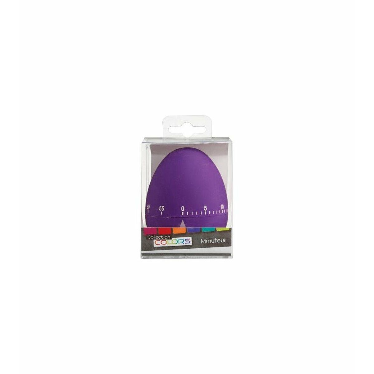 Timer da Cucina Colors Collection Gomma Ovetti 6 Unità (7,5 cm)