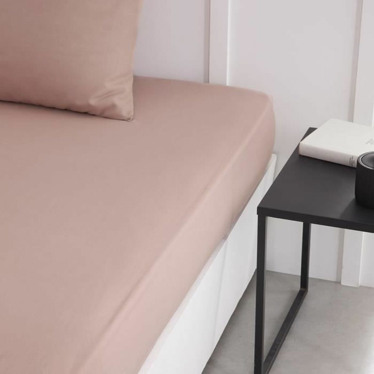 Lenzuolo con angoli aderenti TODAY Essential Rosa chiaro 140 x 190 cm