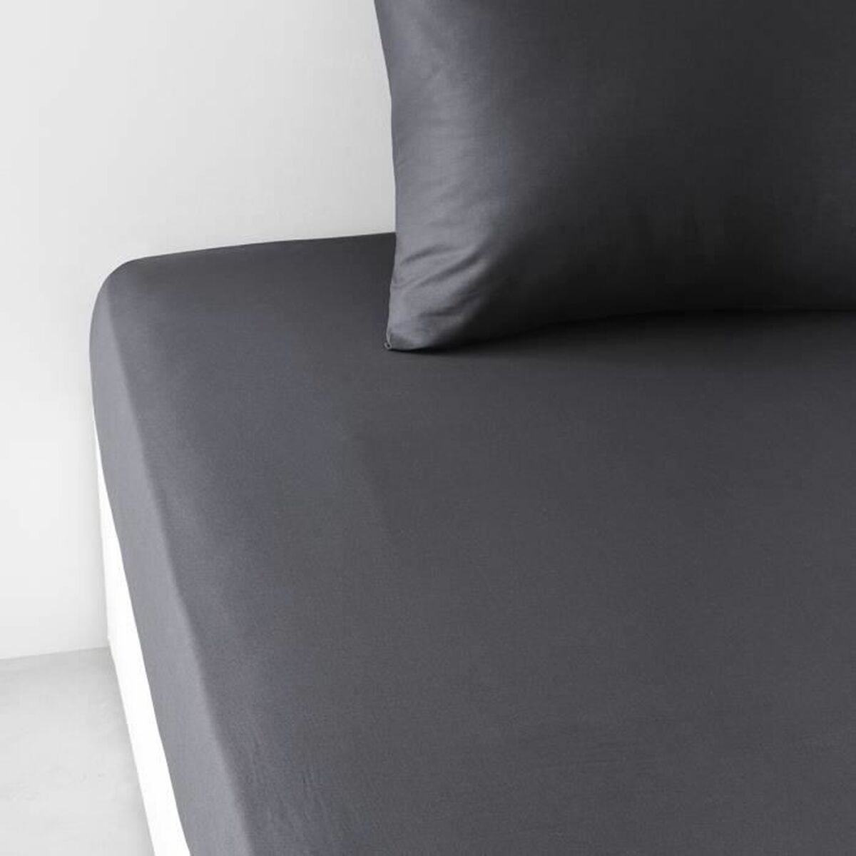 Lenzuolo con angoli aderenti TODAY Essential Nero 180 x 200 cm