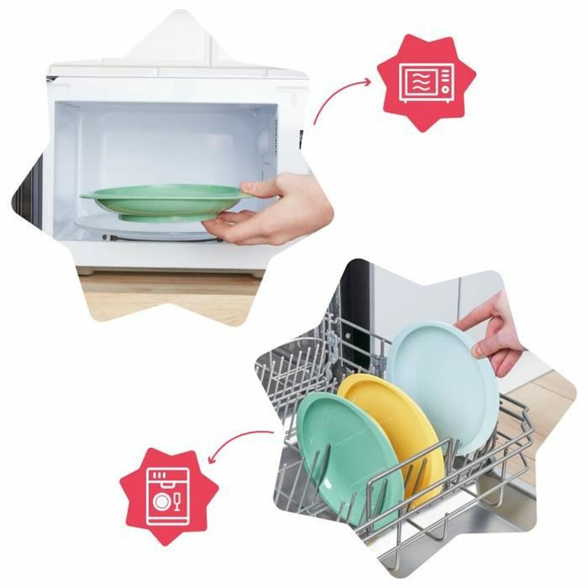 Set di piatti Badabulle B005214