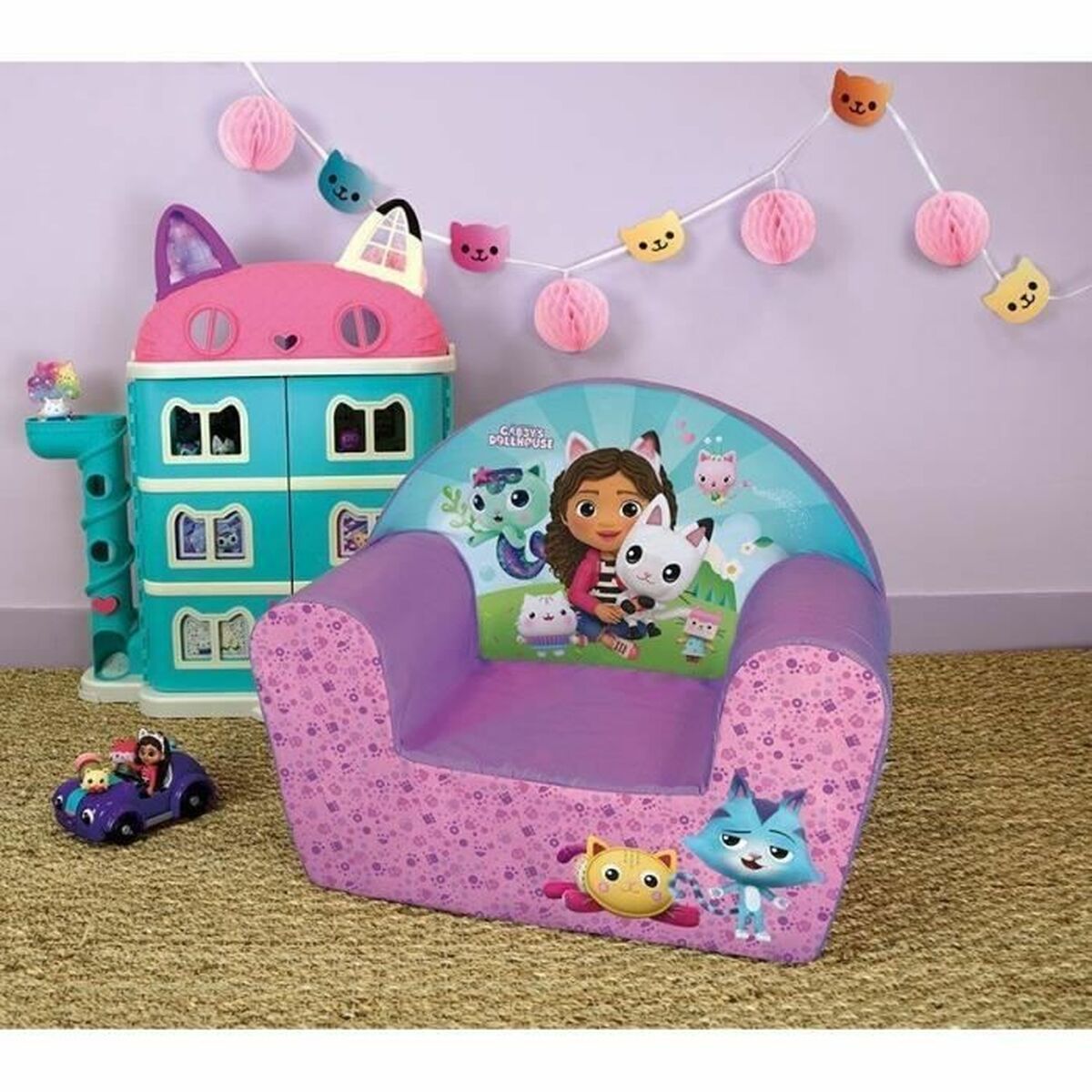 Poltrona per Bambini Gabby's Dollhouse 33 x 52 x 42 cm