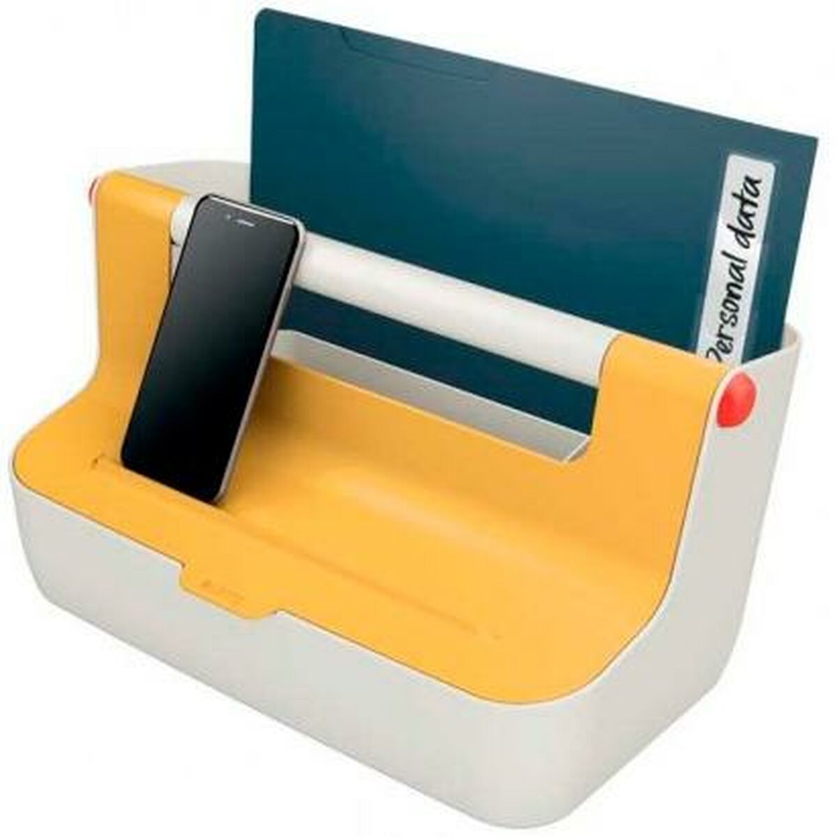 Scatole Portaoggetti Leitz Cosy Maniglia per il trasporto Giallo ABS (21,4 x 19,6 x 36,7 cm)