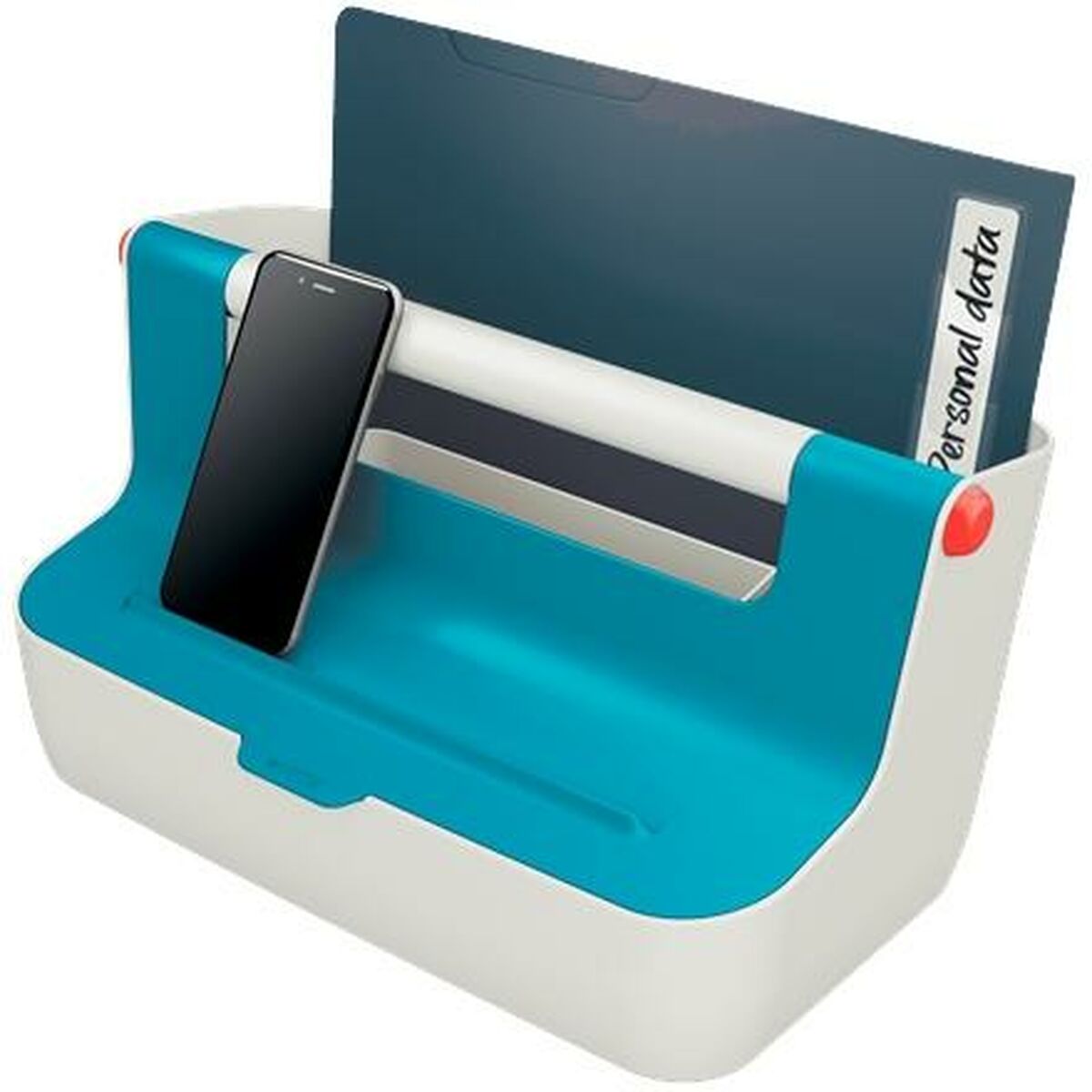 Scatole Portaoggetti Leitz Cosy Maniglia per il trasporto Azzurro ABS (21,4 x 19,6 x 36,7 cm)