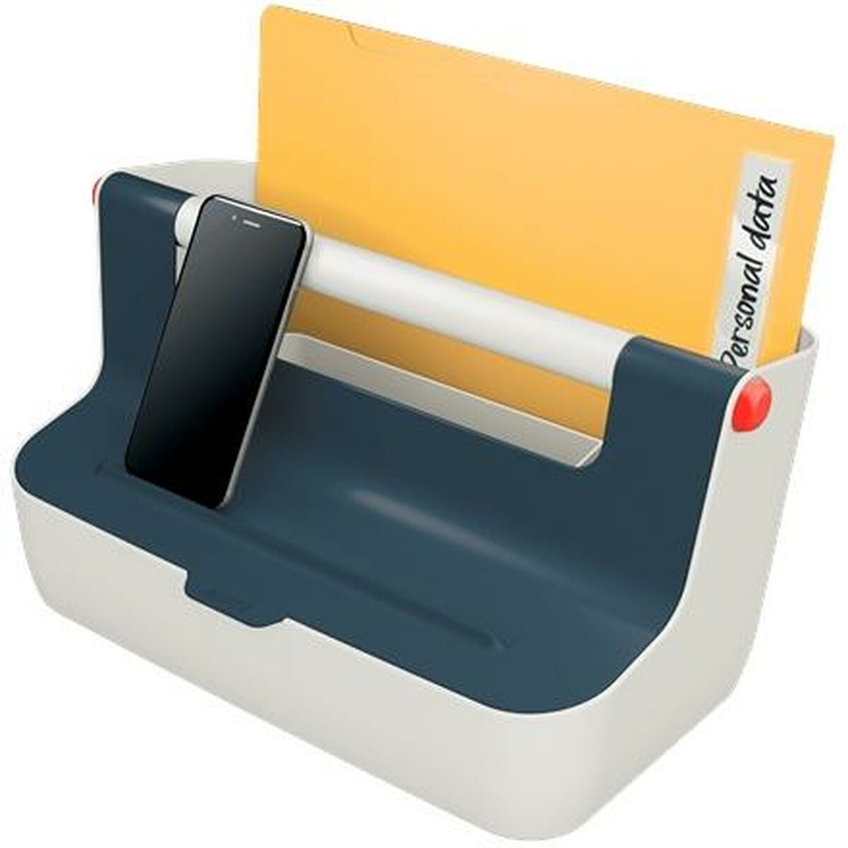 Scatole Portaoggetti Leitz Cosy Maniglia per il trasporto Grigio ABS (21,4 x 19,6 x 36,7 cm)