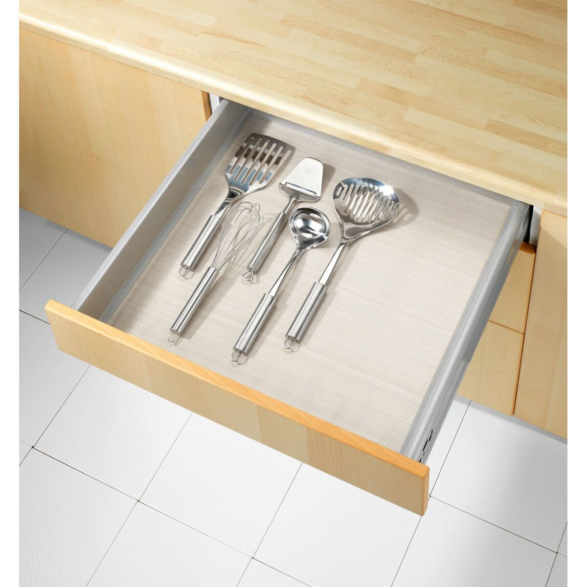 Tappetino Antiscivolo Wenko 47035100 Cassetti Trasparente (50 x 150 cm)