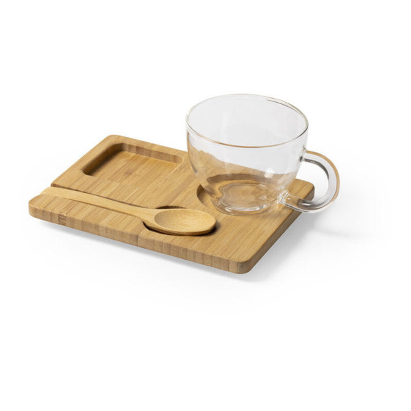 Tazza con Piatto 146482 Bambù (180 ml)