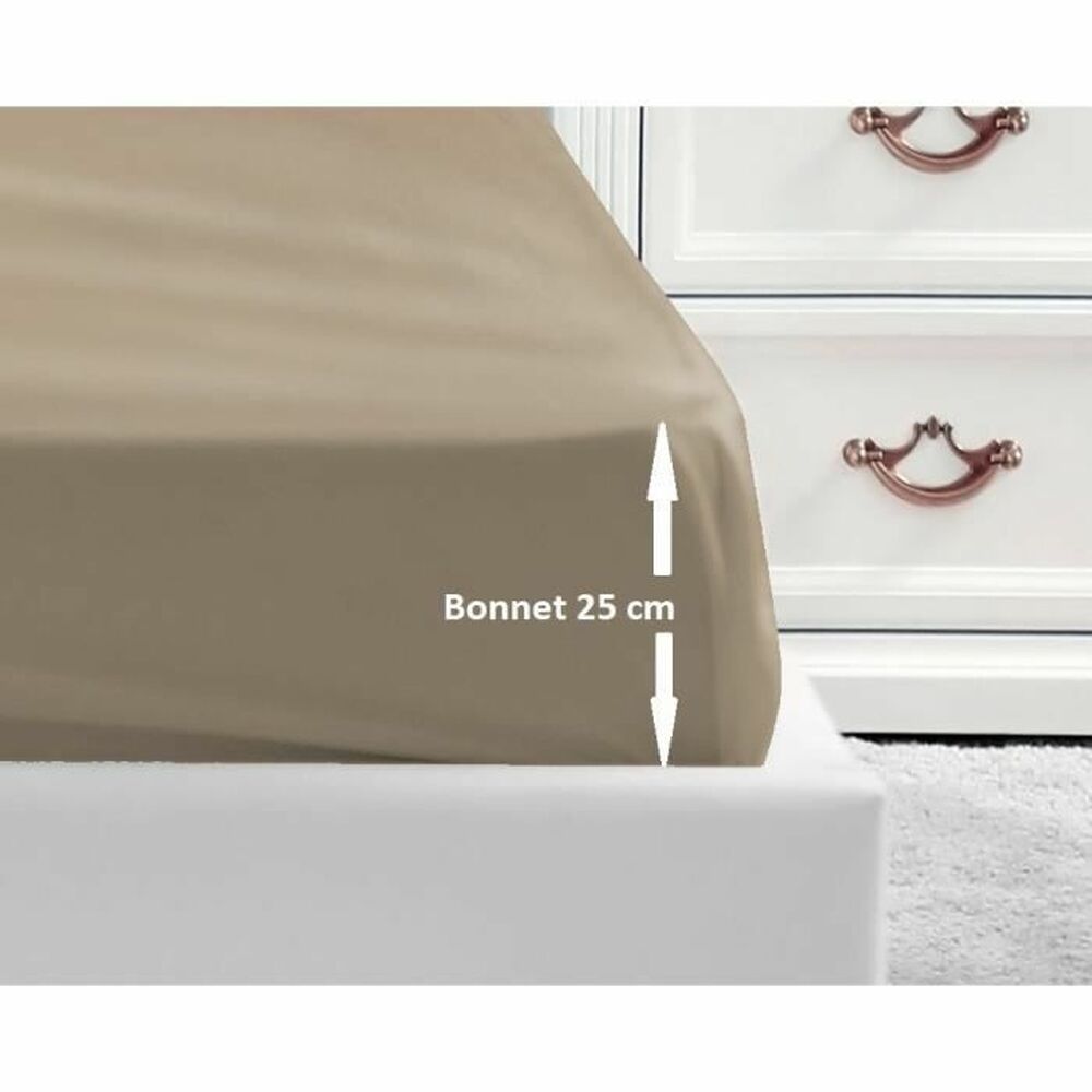 Lenzuolo con angoli aderenti Lovely Home 5037632612610 Beige 180 x 200 (180 x 200 cm)
