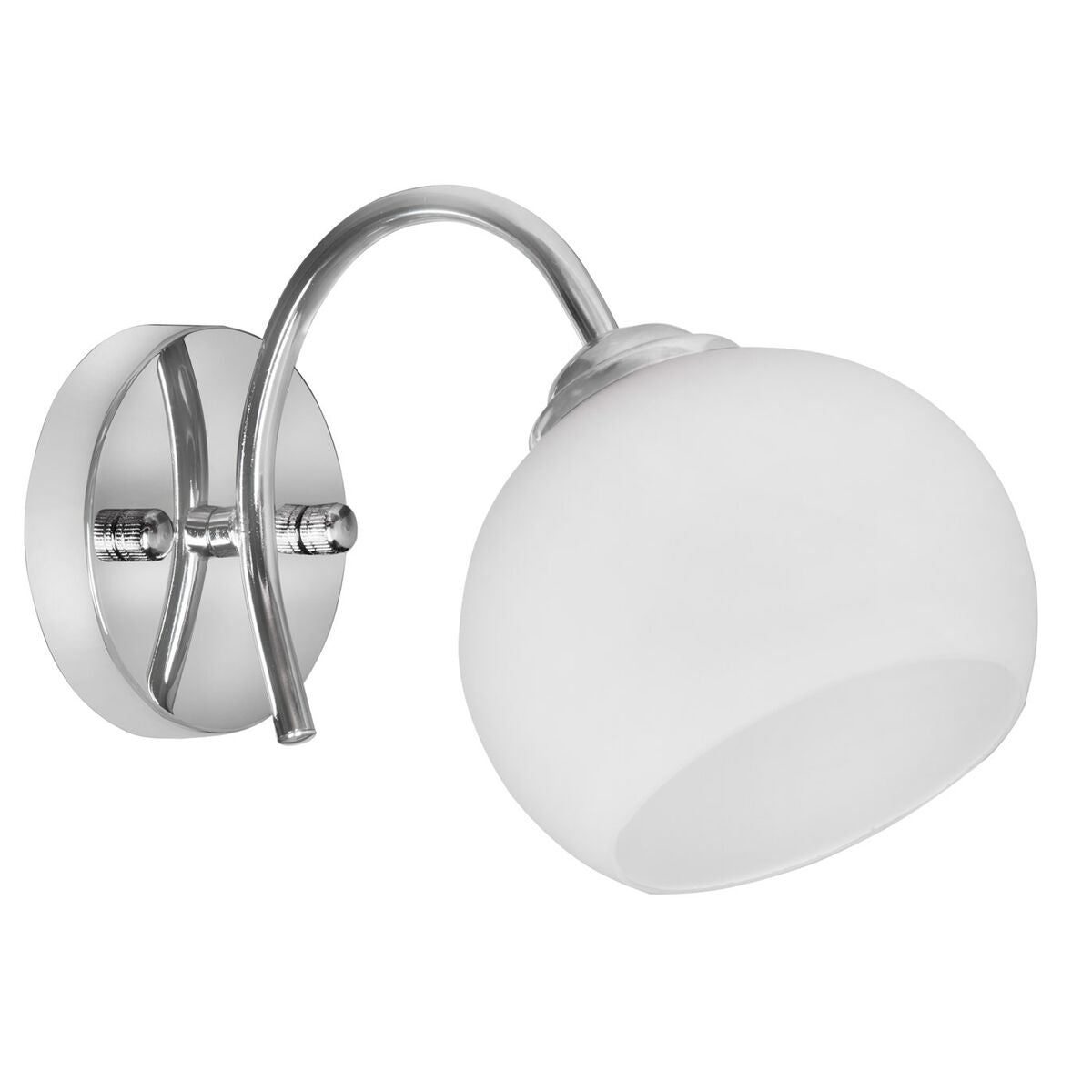 Applique da Parete Activejet AJE-IRMA 1P Bianco Argentato Metallo 40 W 13 x 17,5 x 24,5 cm
