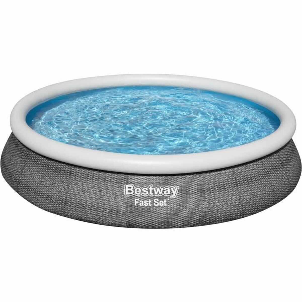Piscina Gonfiabile Bestway 457 x 84 cm Grigio 9677 L