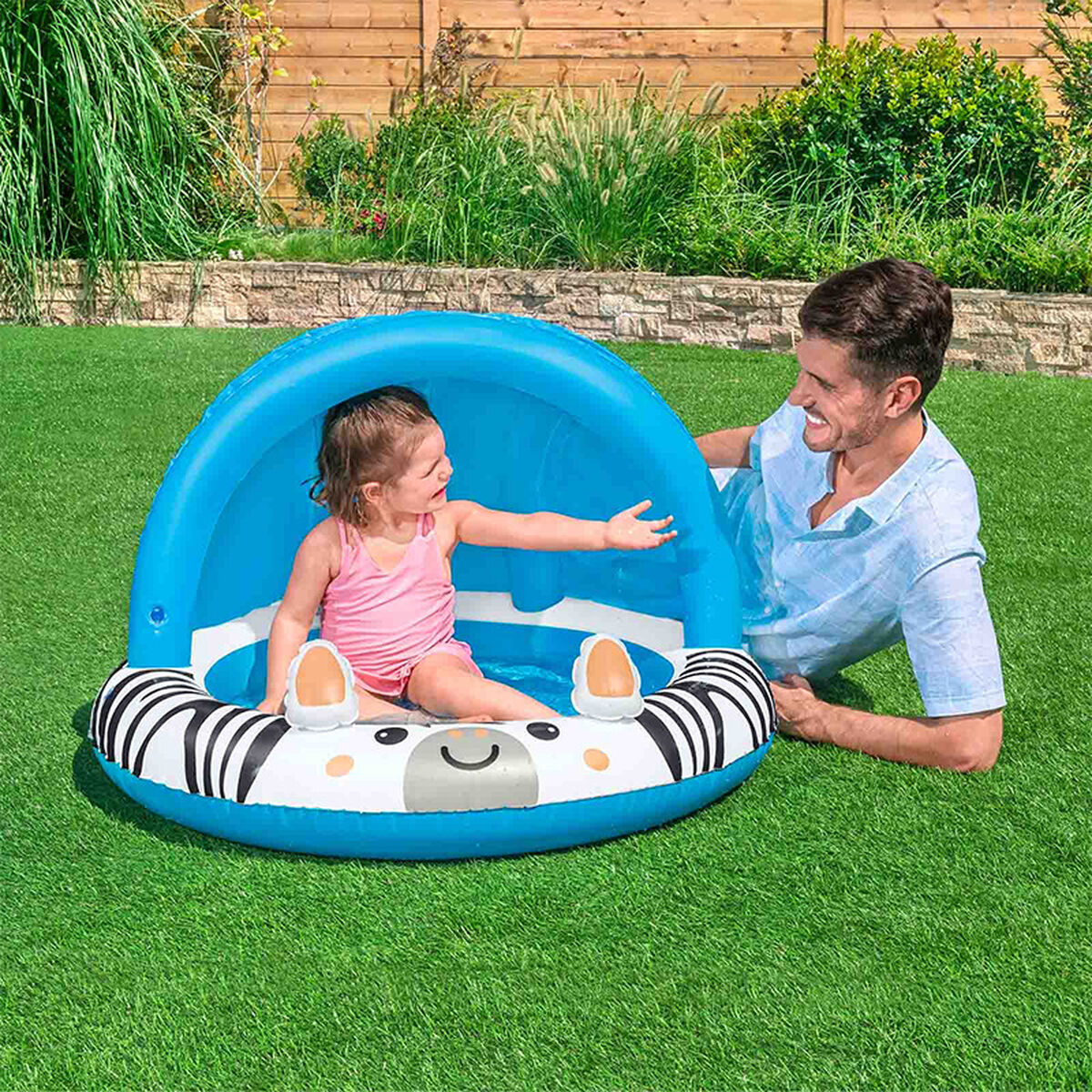 Piscina Gonfiabile per Bambini Bestway Zebra 97 x 66 cm