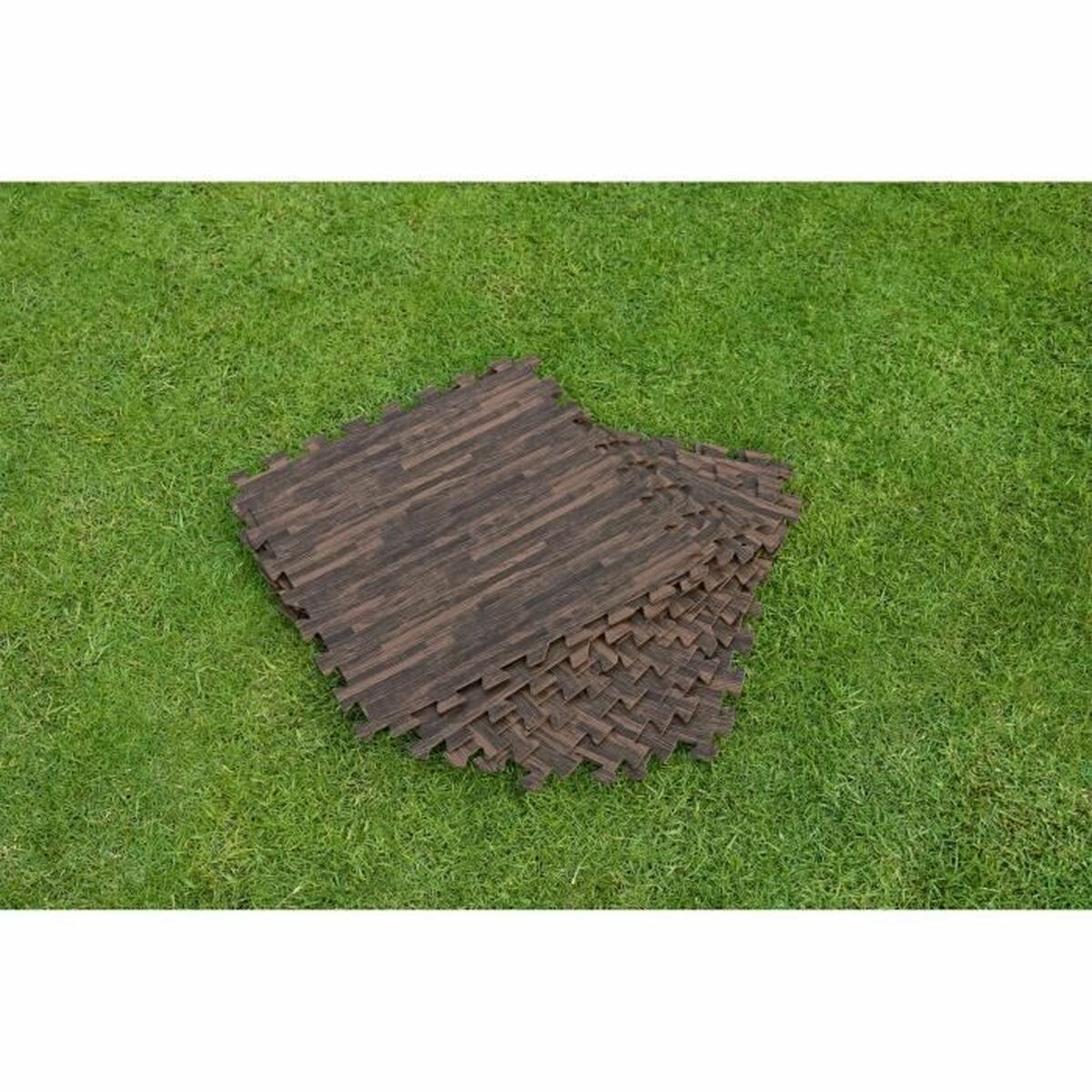 Pavimentazione protettiva per piscine rimovibili Bestway Legno 50 x 50 cm