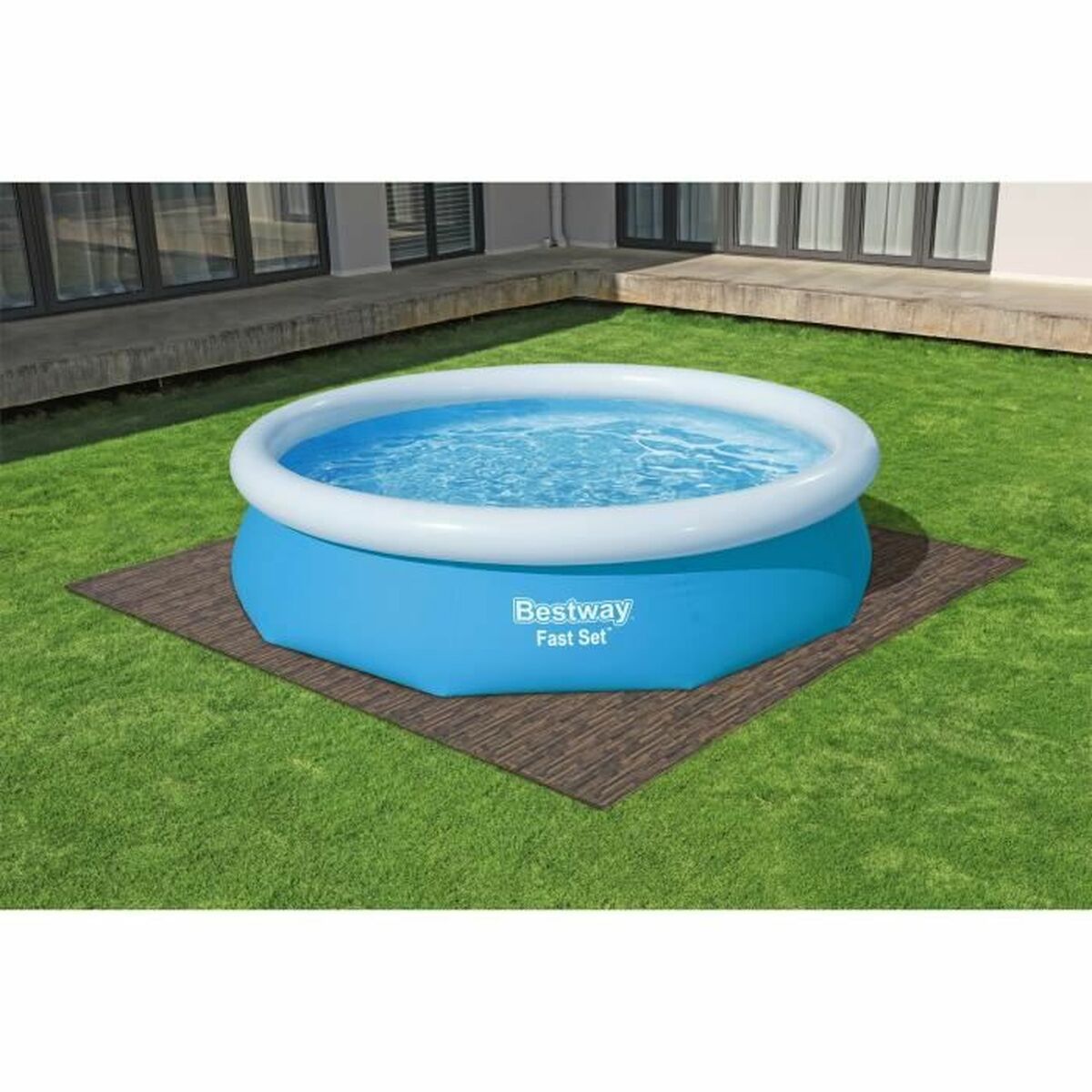 Pavimentazione protettiva per piscine rimovibili Bestway Legno 50 x 50 cm