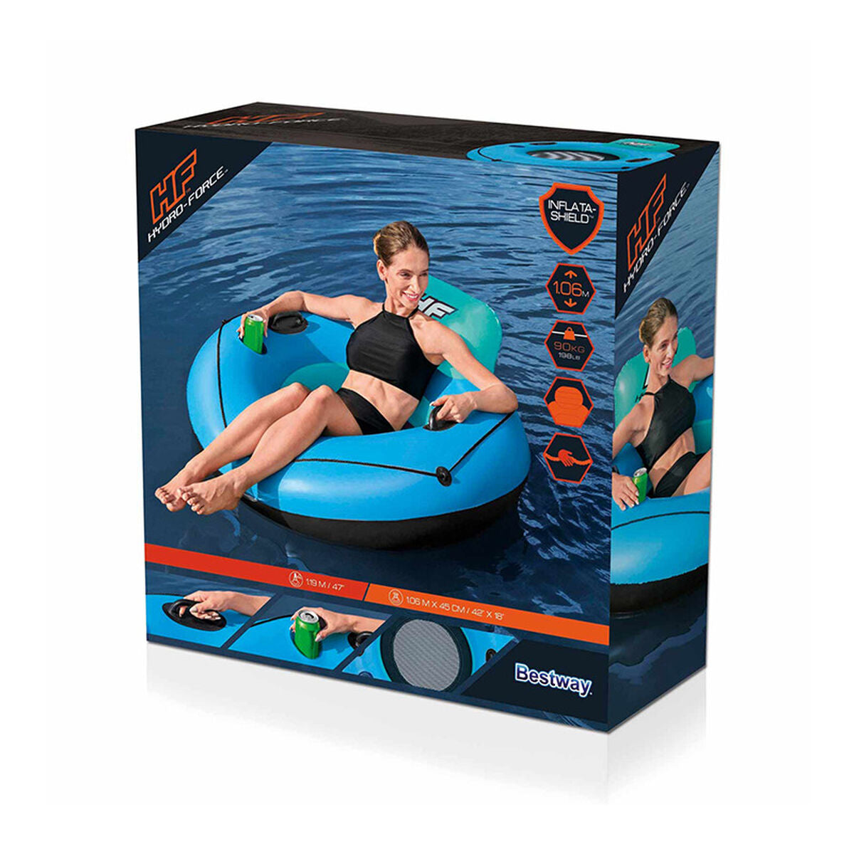 Ruota Gonfiabile Bestway Ø 119 cm Azzurro
