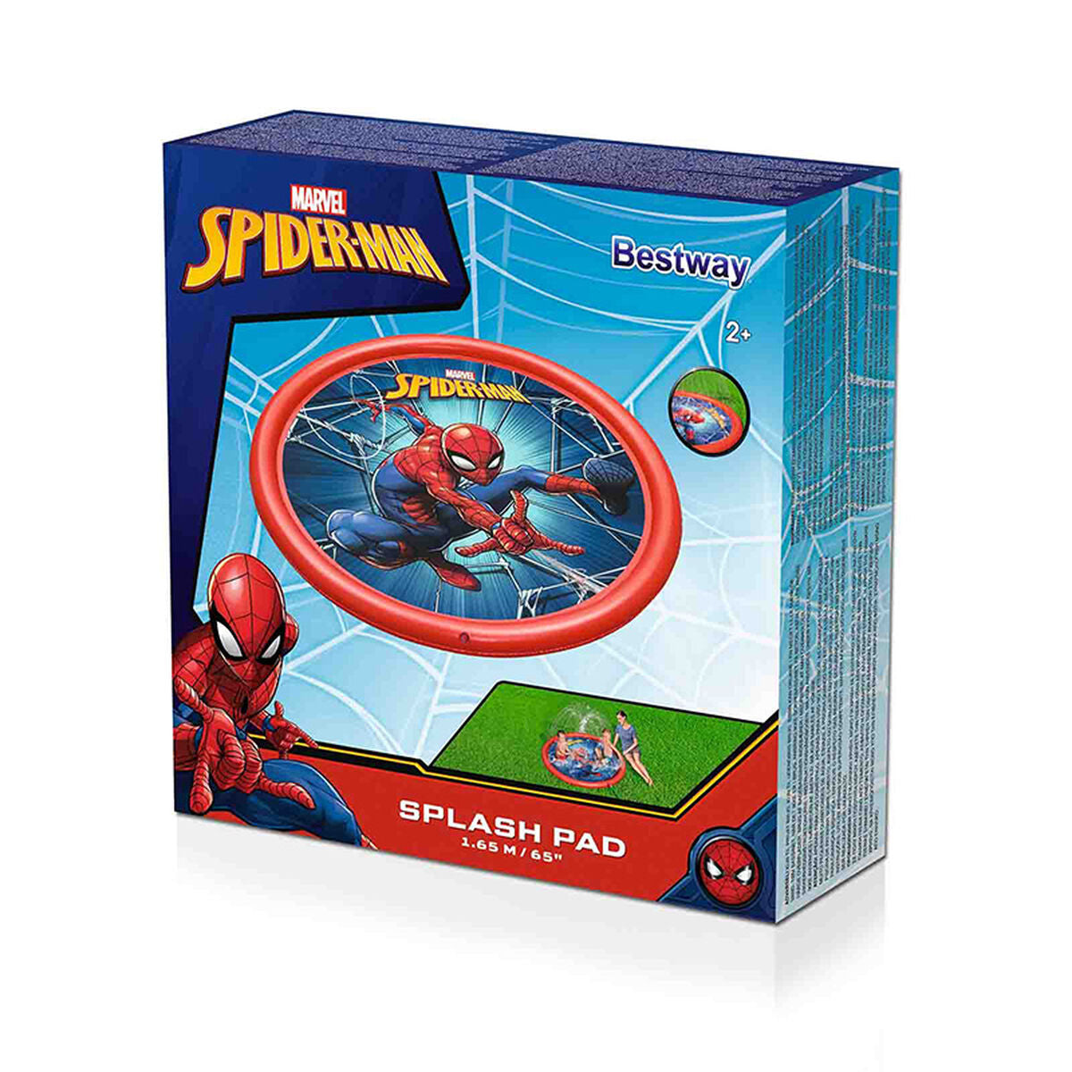 Giocattolo Spruzzatore d'Acqua Bestway Spiderman Ø 165 cm Plastica