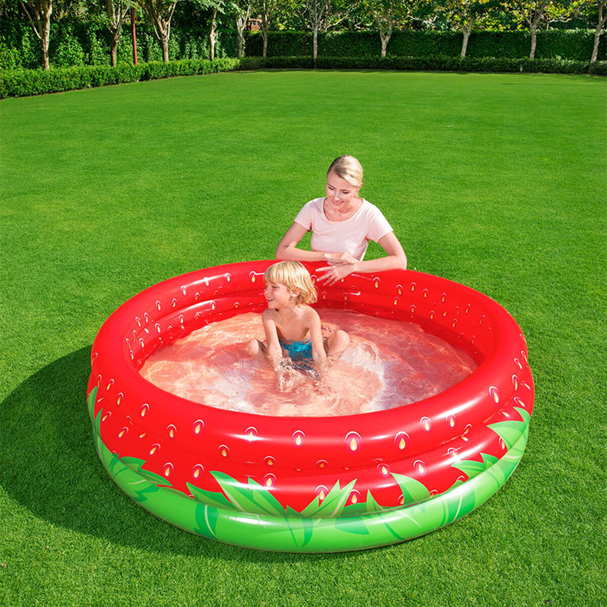 Piscina Gonfiabile per Bambini Bestway Fragola 168 x 38 cm