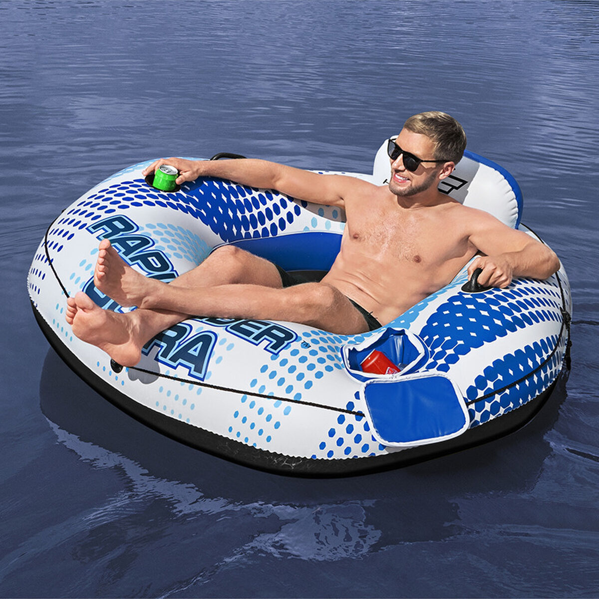 Ruota Gonfiabile Bestway Rapid Rider 165 x 148 cm Bianco
