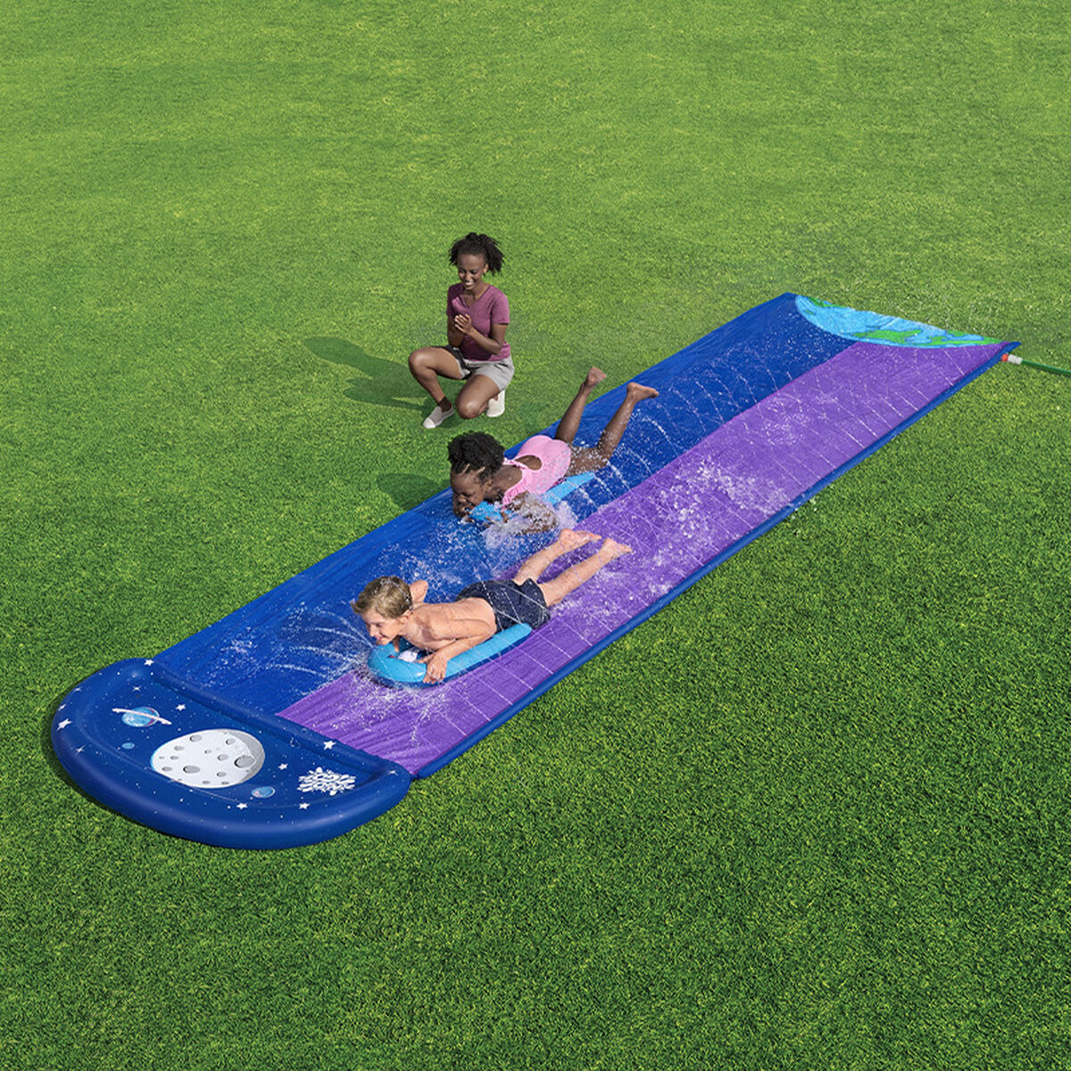 Scivolo ad acqua Bestway Scorrevole Doppia 488 x 138 cm