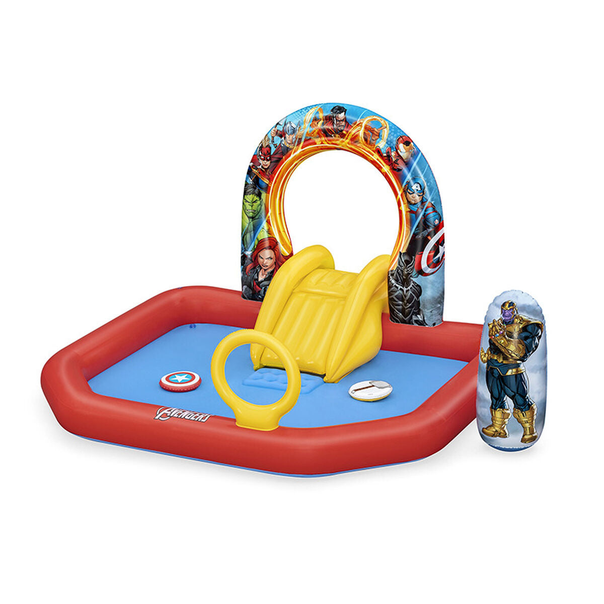 Piscina per bambini Bestway The Avengers Parco giochi 211 x 198 x 125 cm