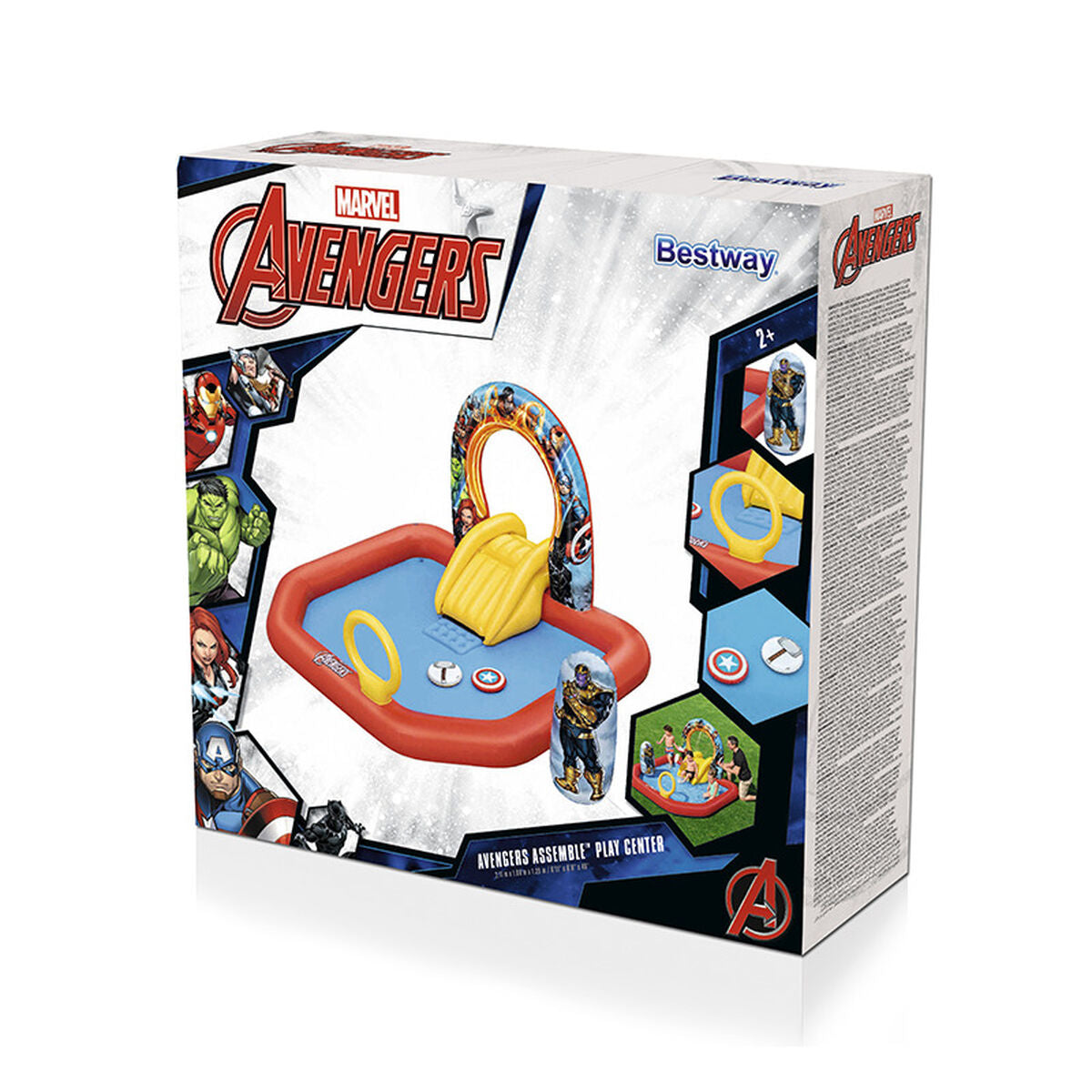 Piscina per bambini Bestway The Avengers Parco giochi 211 x 198 x 125 cm