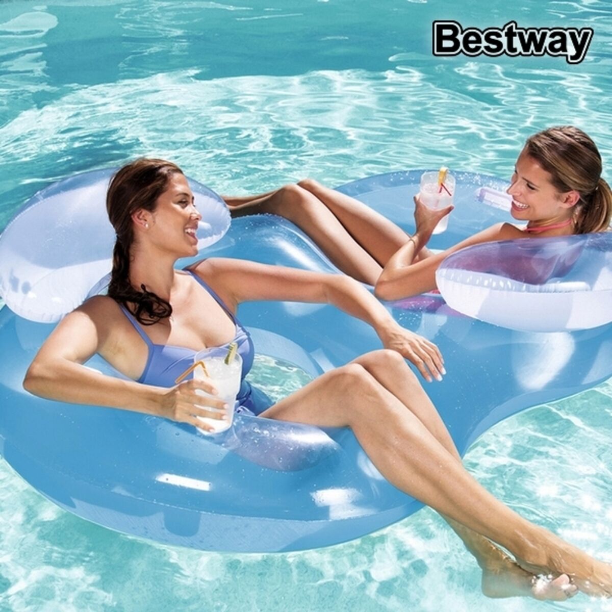 Ruota Gonfiabile Bestway Doppia 188 x 117 cm Azzurro