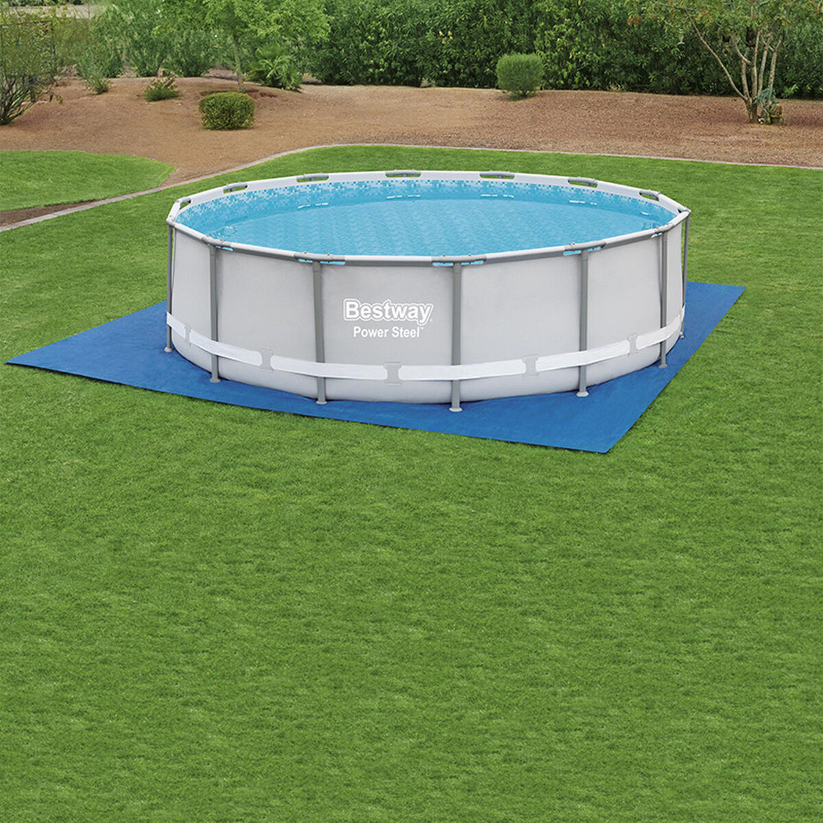 Pavimentazione protettiva per piscine rimovibili Bestway 488 x 488 cm