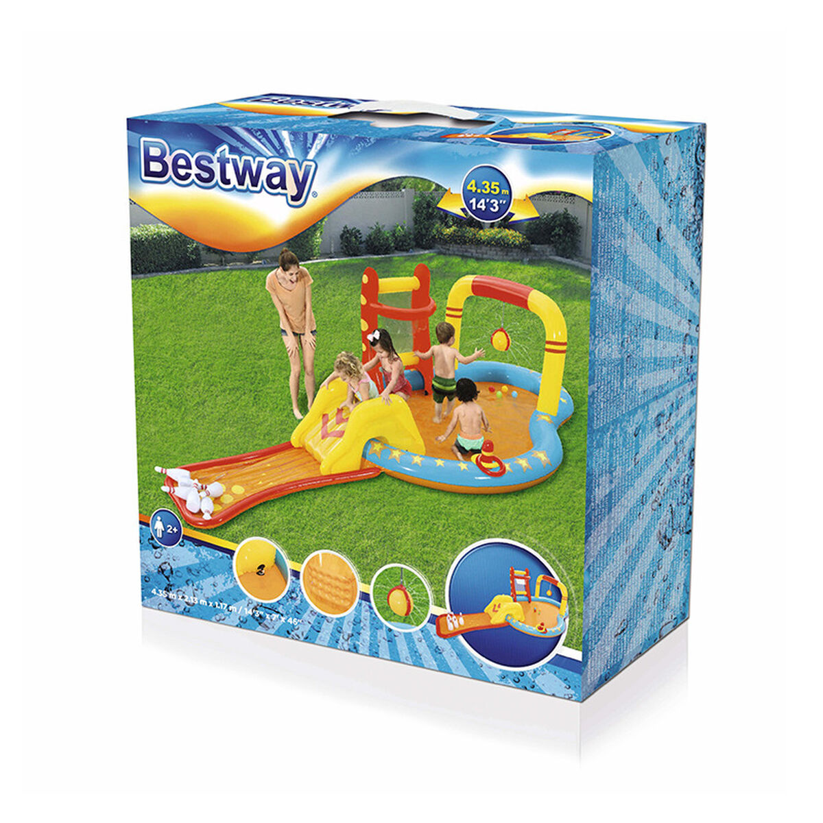 Piscina per bambini Bestway Parco giochi 435 x 213 x 117 cm