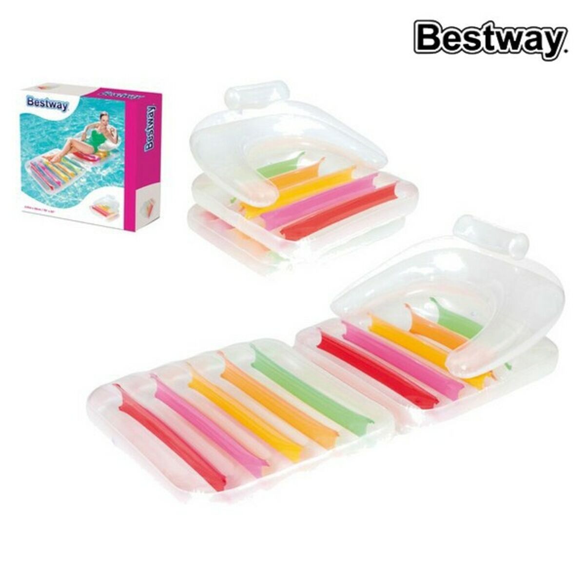 Poltrona da Piscina Gonfiabile Bestway 201 x 89 cm