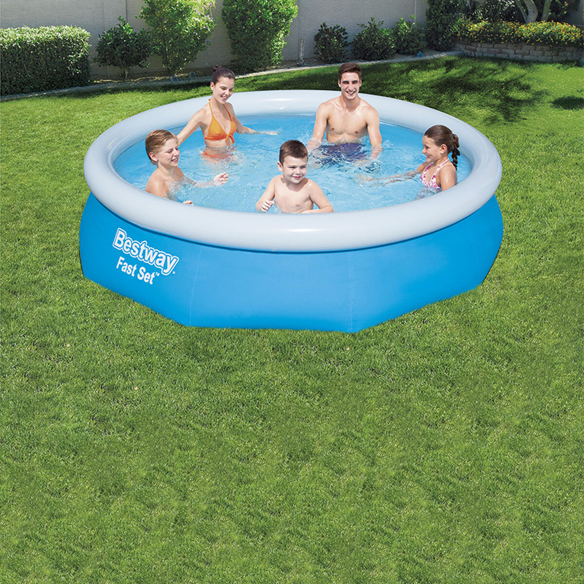 Piscina Gonfiabile Juinsa 305 x 76 cm Azzurro 3800 l