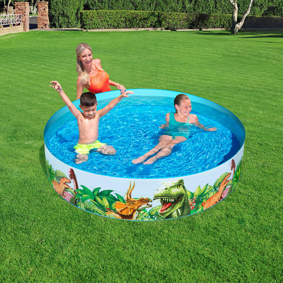 Piscina Gonfiabile per Bambini Bestway Dinosauri 183 x 38 cm