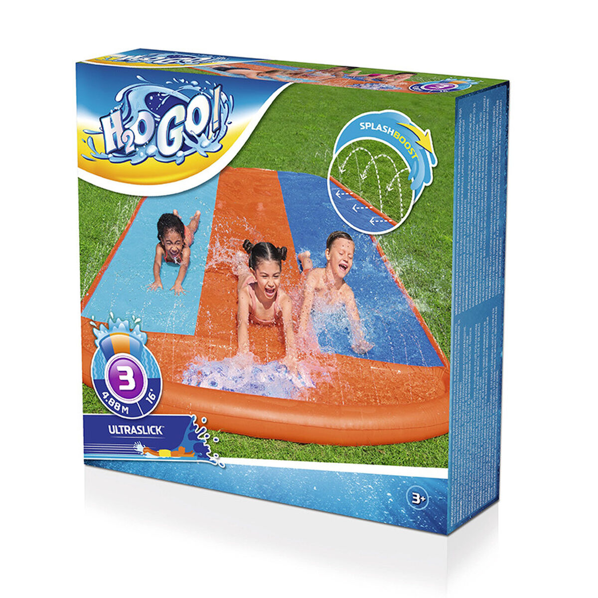 Scivolo ad acqua Bestway Scorrevole Triplo 488 x 207,5 cm