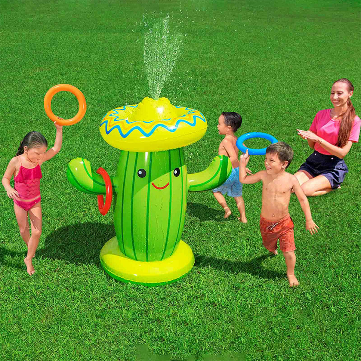 Giocattolo Spruzzatore d'Acqua Bestway Cactus 105 x 60 x 105 Vinile Plastica