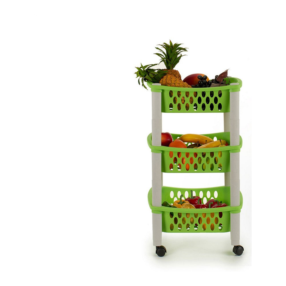 Carrello per Verdure 3 livelli Plastica (29,5 x 46 x 40 cm)