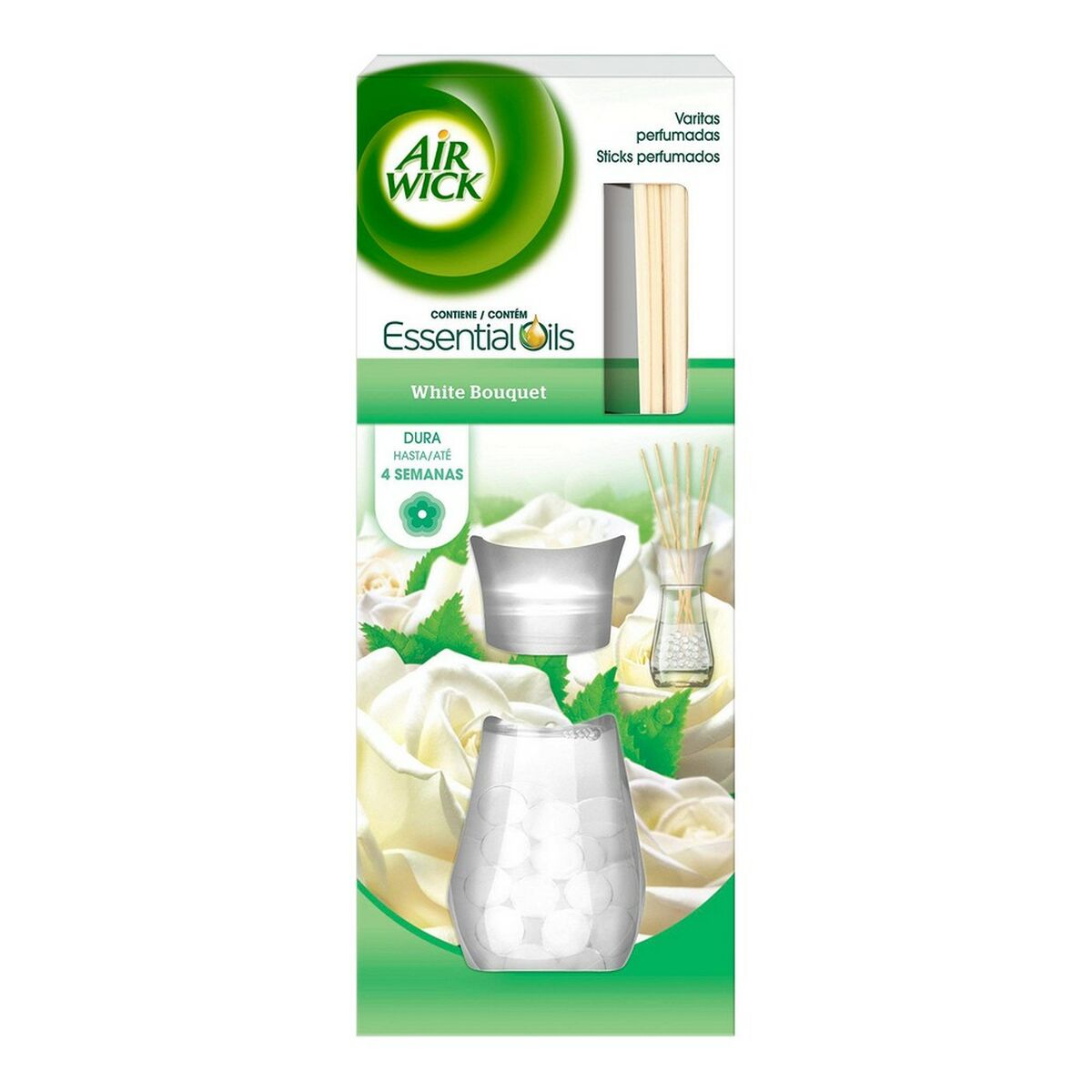 Bastoncini Profumati Essential Oils Air Wick White Bouquet (30 ml)