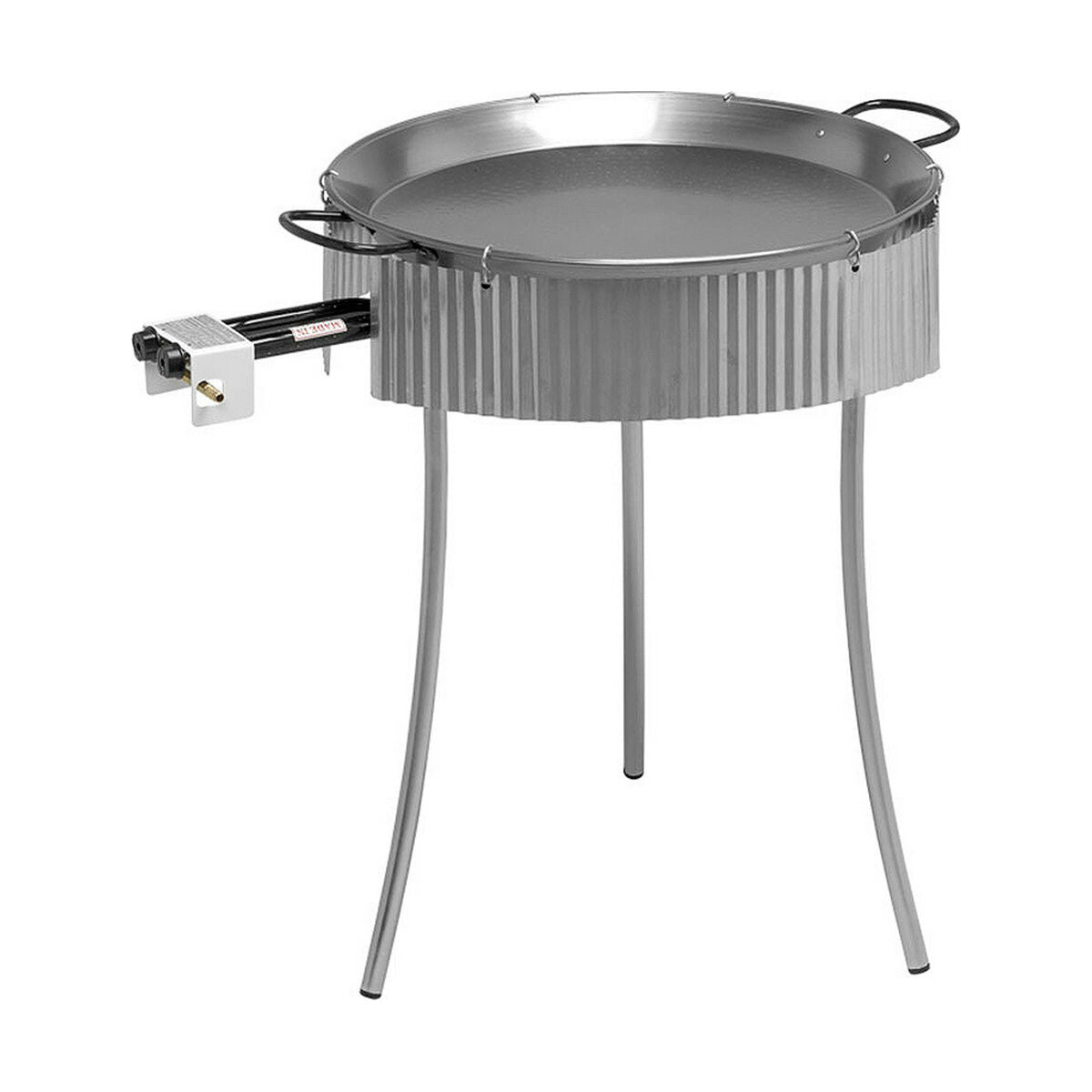 Paravento per Padella per Paella Vaello Regolabile Componibile acciaio galvanizzato 67 x 0,4 x 17 cm (6 Pezzi)
