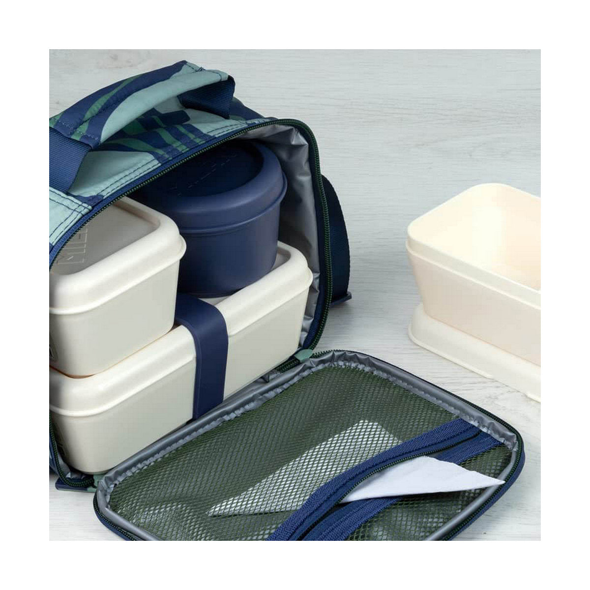 Porta Pranzo Quadrato con Coperchio Milan 330 ml