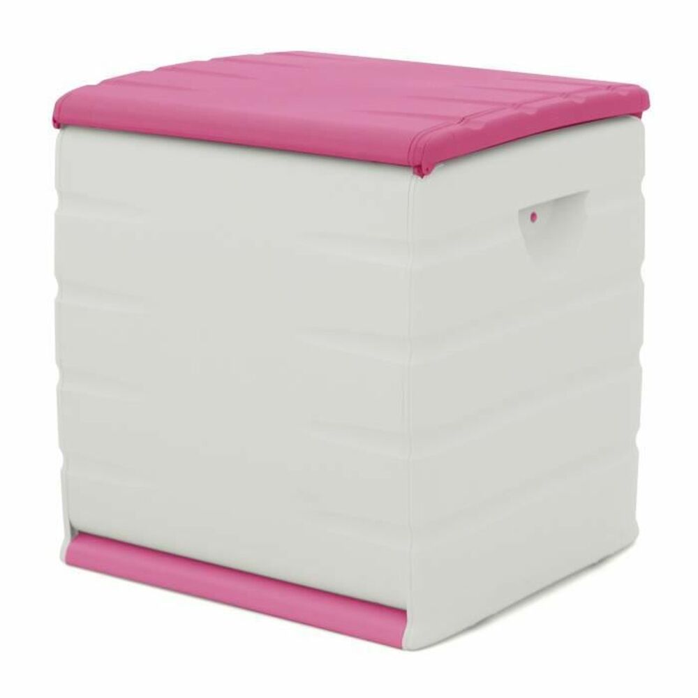 Baule Plastiken 60 x 61 x 53 cm Beige Fucsia Plastica