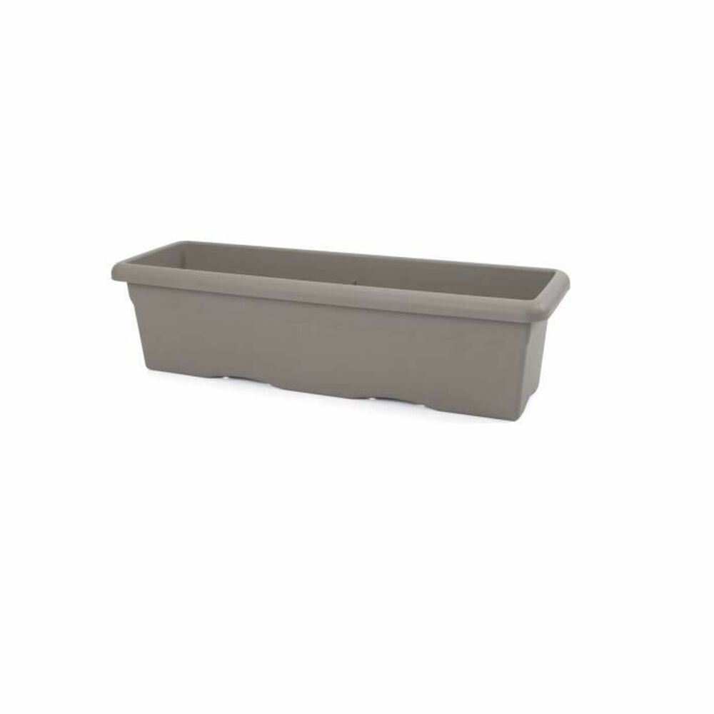 Vaso rettangolare da Balcone Plastiken   80 x 33 x 28 cm Rettangolare Taupé Plastica