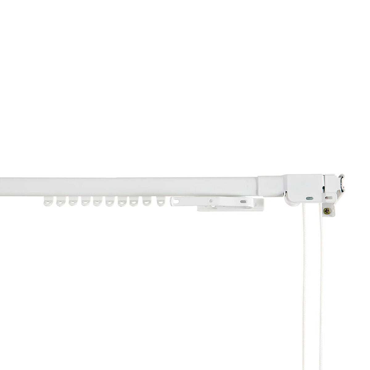 Binario per tende Stor Planet Cintacor Estensibile Rinforzato Bianco 120-210 cm