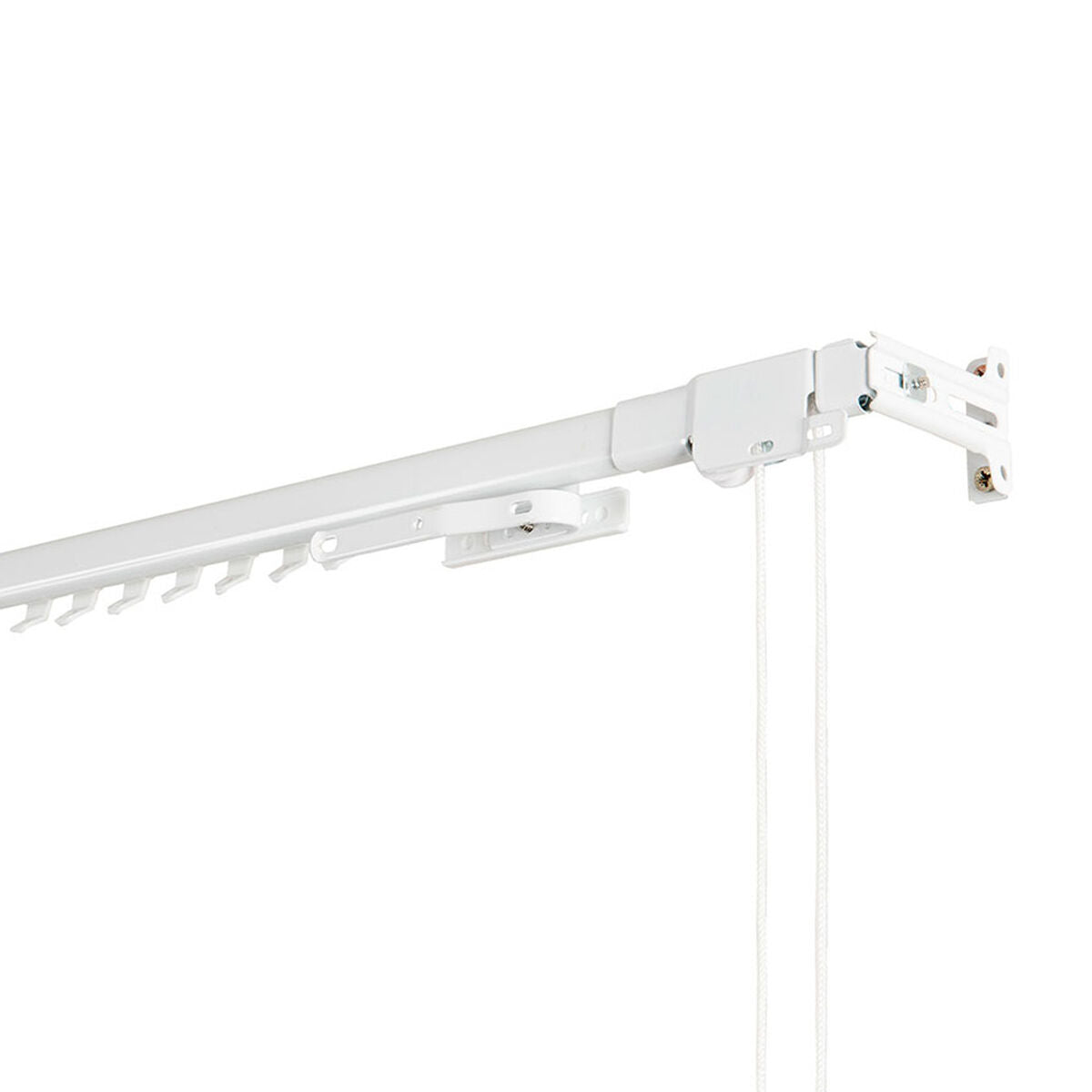 Binario per tende Stor Planet Cintacor Estensibile Rinforzato Bianco 120-210 cm