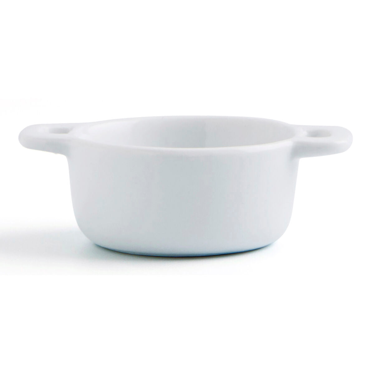 Vassoio per aperitivi Quid Gastro Fun Ceramica Bianco (10 x 7 x 4 cm) (12 Unità)