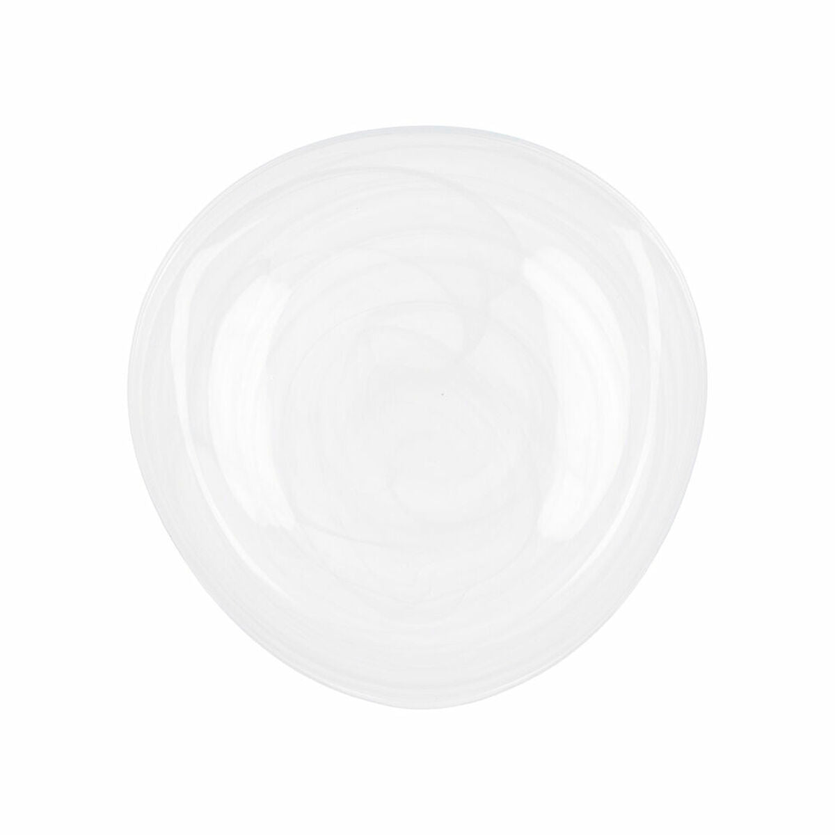 Piatto Piano Quid Boreal Bianco Vetro (Ø 30 cm) (Pack 6x)