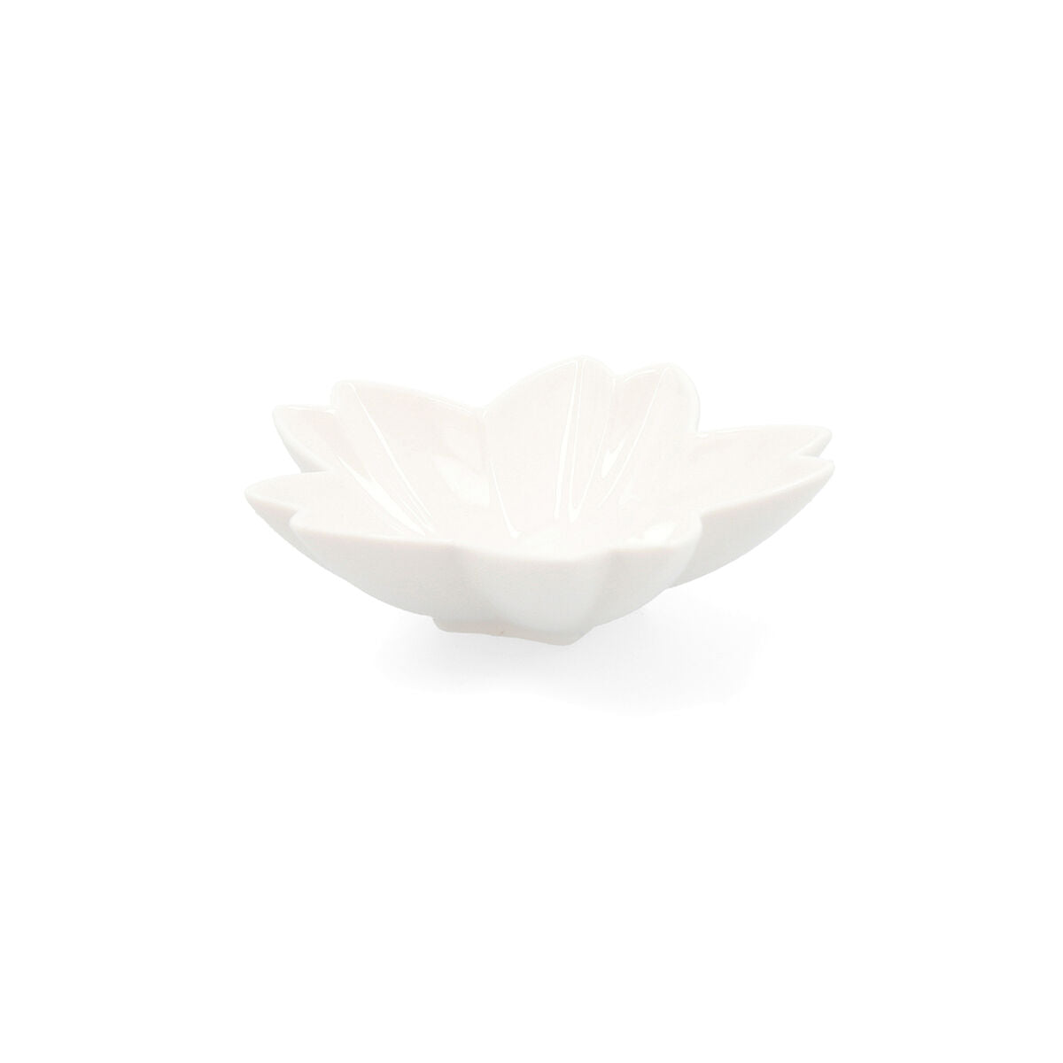 Vassoio per aperitivi Quid Select Fiore Ceramica Bianco (11 cm) (Pack 6x)