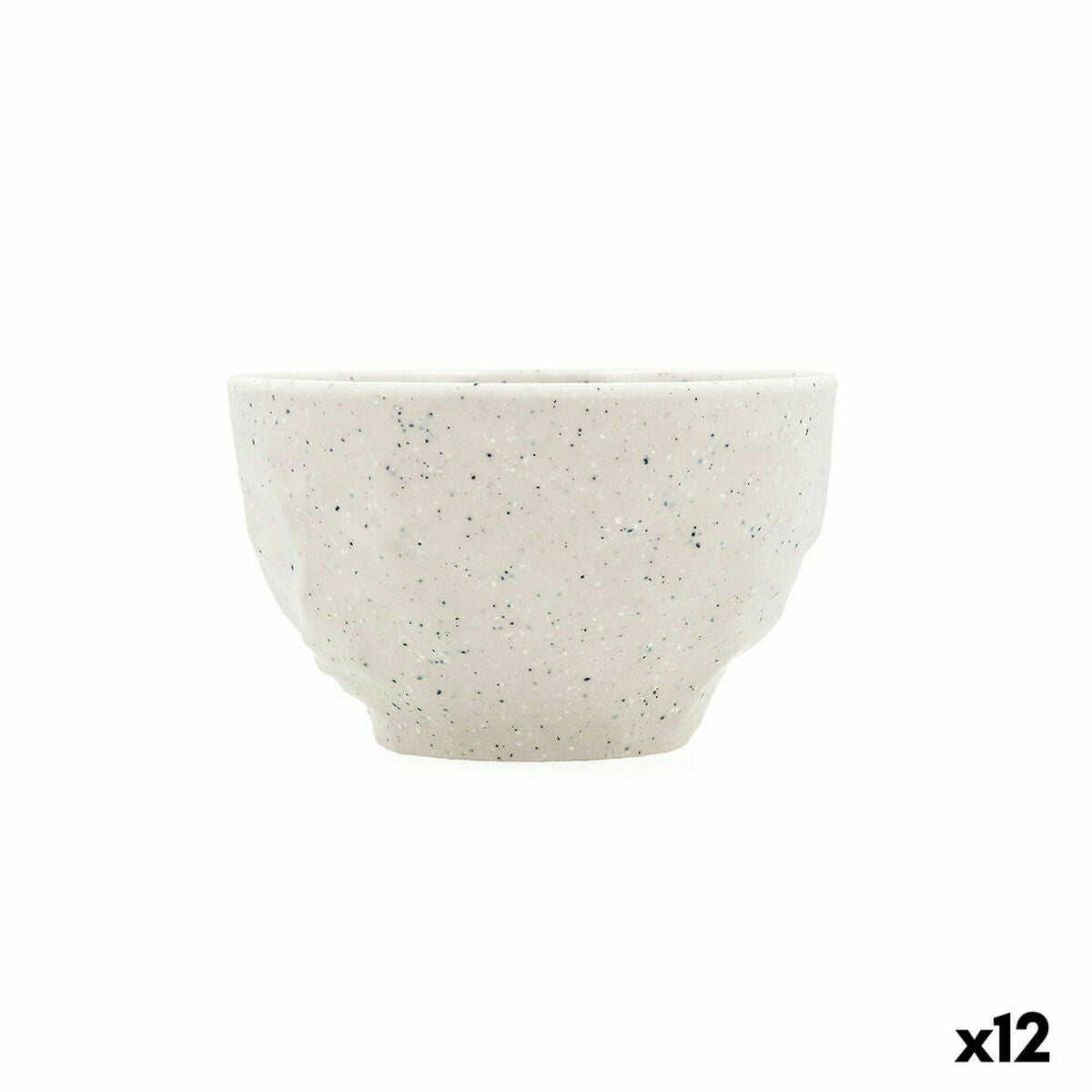 Ciotola Bidasoa Ikonic Grigio Plastica (11,5 x 11,5 x 7 cm) (Pack 12x)
