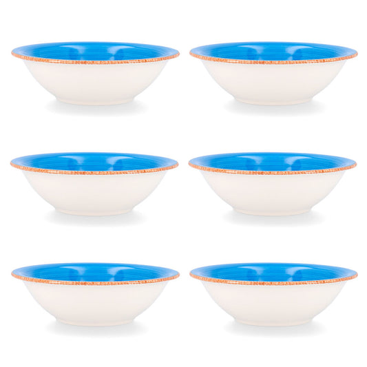 Ciotola Quid Vita Azzurro Ceramica 6 Unità (18 cm)