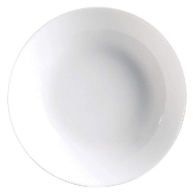 Set di piatti Luminarc Diwali 6 pezzi Bianco Vetro (20 cm)