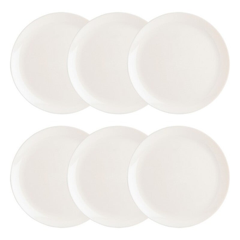 Set di piatti Luminarc Diwali 6 Unità Bianco Vetro (Ø 27 cm)