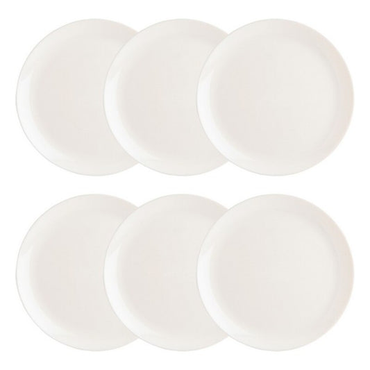 Set di piatti Luminarc Diwali 6 Unità Bianco Vetro (Ø 27 cm)