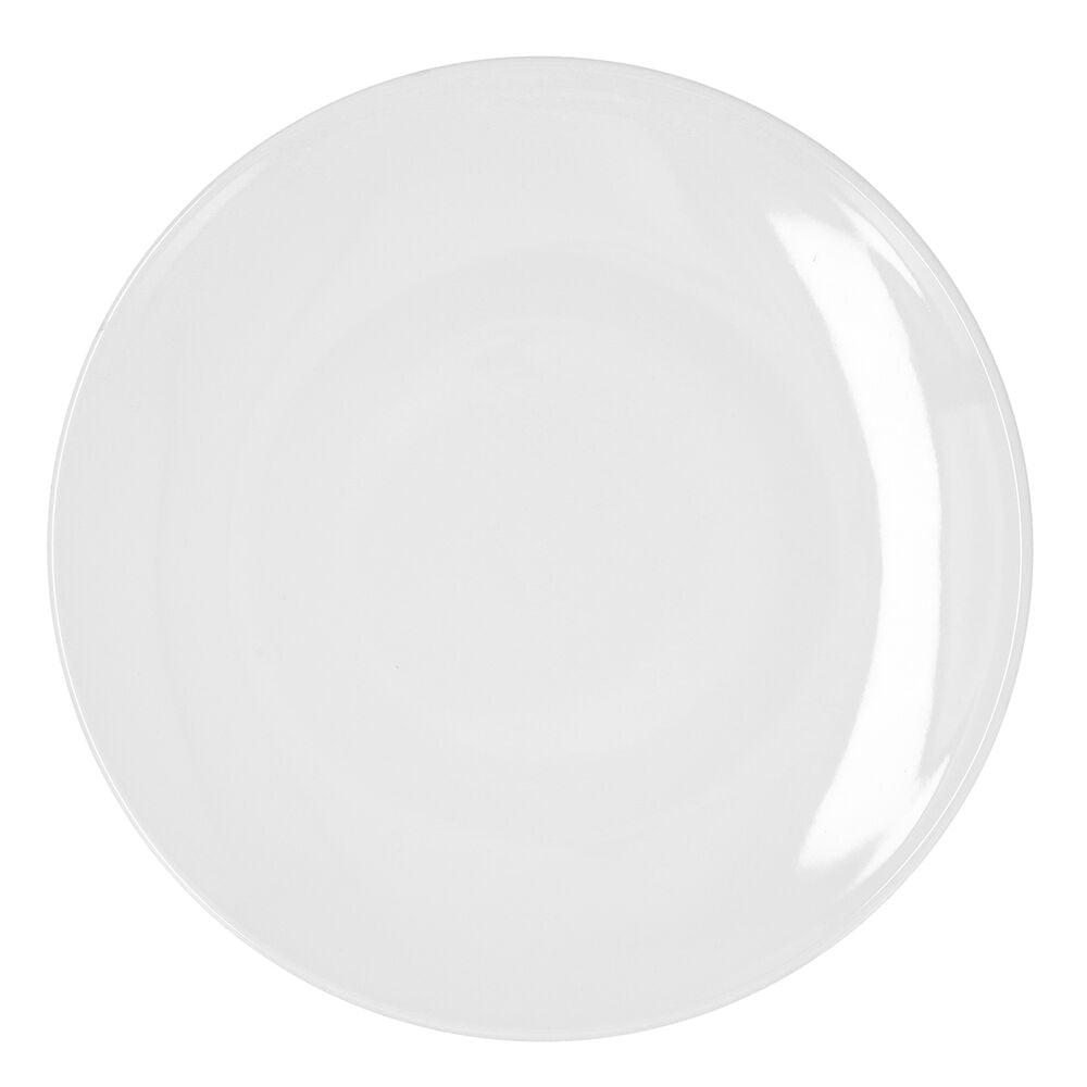Piatto Piano Bidasoa Glacial Coupe Ceramica Bianco (30 cm) (Pack 4x)