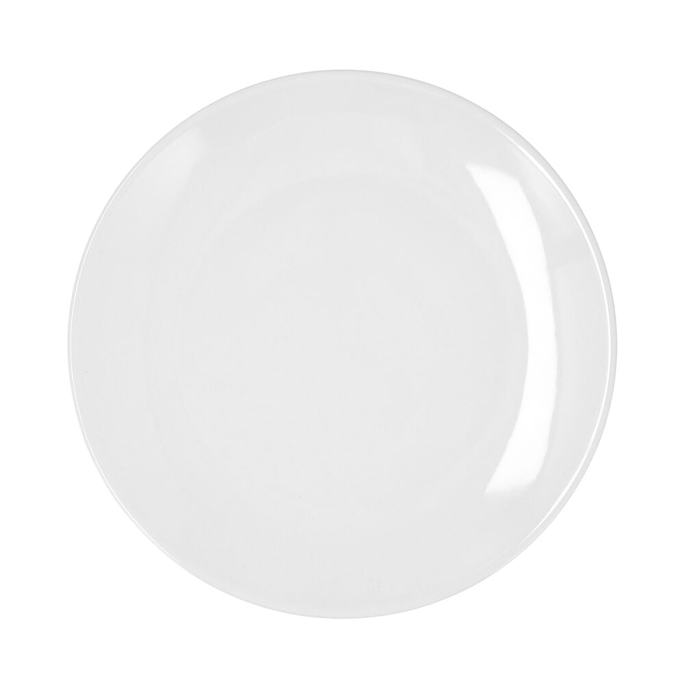 Piatto Piano Bidasoa Glacial Coupe Ceramica Bianco (27 cm) (Pack 4x)