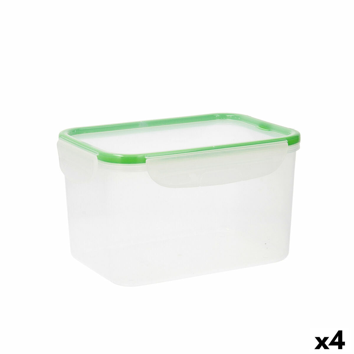 Porta pranzo Quid Greenery 2,8 L Trasparente Plastica (Pack 4x)